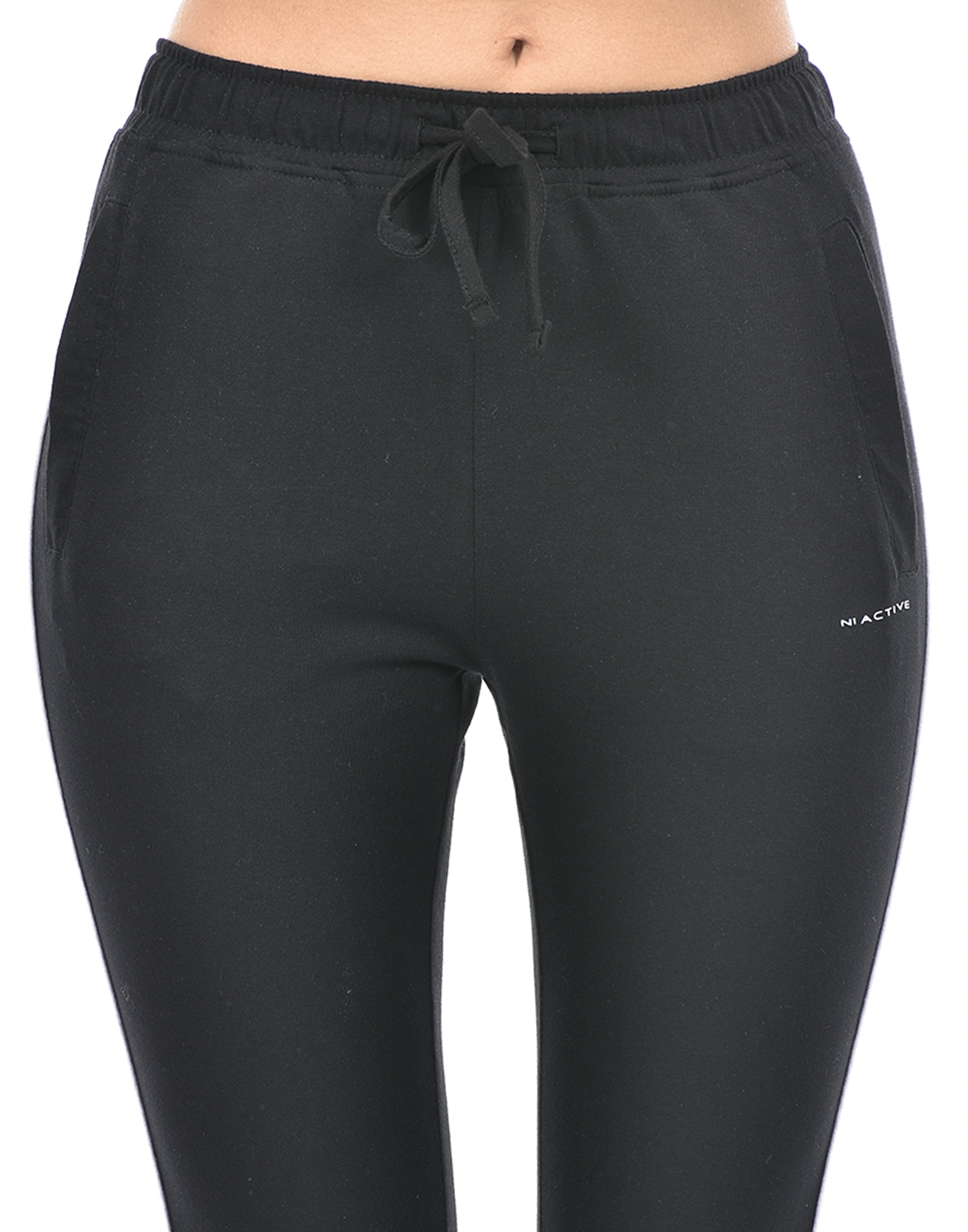 Numero Uno Women Striped Black Track Pants